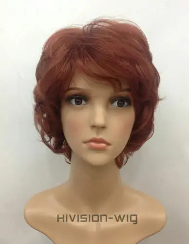 Women Fashion Short Wigs Blonde Brown Black Wig Bob Curly Wigs Real Natural Hair