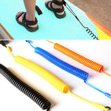 3 Meter/10 Feet Surfboard Leash Leg Rope Board Ankle Leash Coiled Leash Stand Up Paddle Board Sup Board Foot Raft Traction Rope