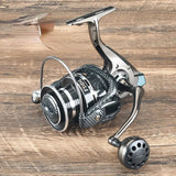 5000-12000 Rotating Reels Metal Ultra-large Distance Cast Wheel Anchor Fish Spinning Wheel Bobbins 14+1Ball Bearing Fishing Reel