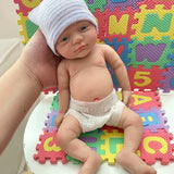 12"  Micro Preemie Full Body Silicone Baby Doll Boy "Toby" & Girl "Luna" Lifelike Reborn Doll Surprice Children Anti-Stress