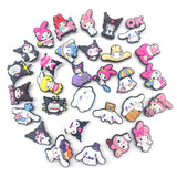 30kinds of Aoger Sanrio Shoe Charms for Clogs Sandals Decoration Shoe Accessories Charms