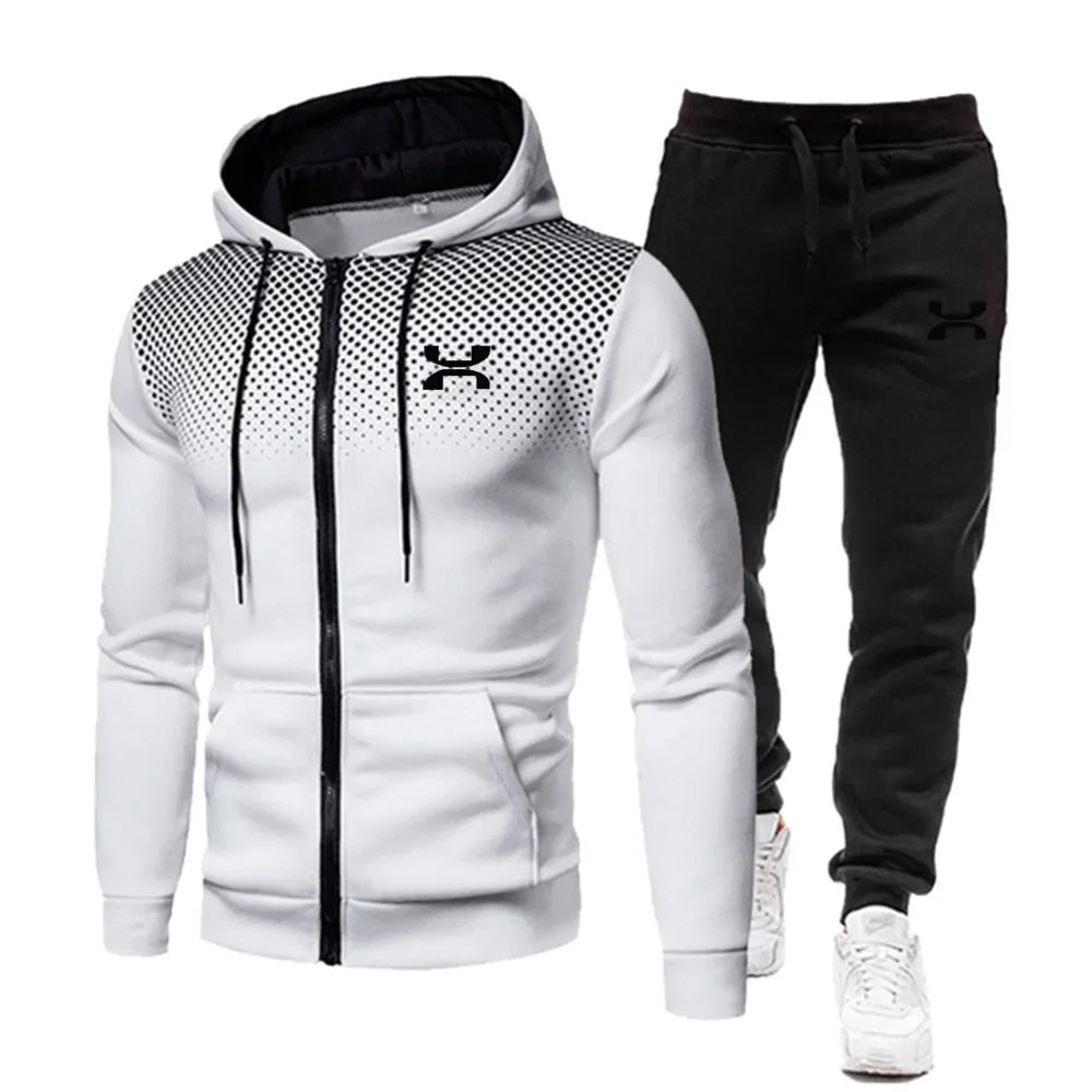 2023 Fashion Tracksuit For Men Hoodie Fitness Gym Clothing Men Running Set Sportswear Jogger Men'S Tracksuit Winter Suit Sports