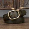 2.8cm Width Female Genuine Leather Belt Copper Pin Buckle Belts Women Jean Wild Cowskin Belts Fashion Simple New Waist Strap