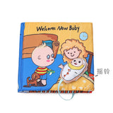 Infant Baby Cloth Book  Bath Potty Baby Book Toys 0-3 Yearls Old Education Activity Books Kids Cognize Reading Puzzle Book Toy