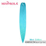 Miss Rola KANEKALON EZ Braid With Tinsel Wire DREAM OCEAN  New Color Synthetic Hair Extension Pre Stretched Twist Jumbo Braid