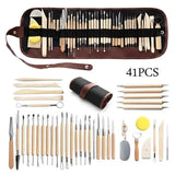 Pottery Clay Sculpting Tools Kit 8-61 Pcs/Set, Ceramic Wax Clays Carving Tools for Art Craft Pottery Sculpting Modeling Tool Set