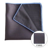 Men Pocket Square Light Coffee Beige Handkerchief Men Business Suit Pocket Towel Paisley Dot Blue Floral Handker Man Neckties