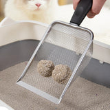 Reptile Scoops Terrarium Bedding Substrate Sand Sifter Stainless Steel Fine Mesh Small Pet Cage Cleaner Shovel