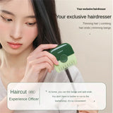 2 In 1 Baby Hair Cut Hairdressing Comb Trim Bangs And Broken Hair Bangs Trimmer Manual Portable Children's Hair Clipper