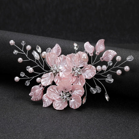 White Flower Hairpins Elegant Women Floral Style Hair Clip Chinese Style Hairclip Bride Wedding Headdress Hanfu Hair Accessories