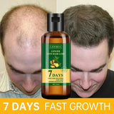 Ginger Hair Growth Essential Oil Anti-loss Hair Regrowth Serum Fast Growth Prevent Baldness Treatment Alopecia Hair Care Product