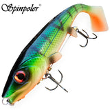 Spinpoler Big Fish Soft Fishing Lure With Stinger Rig Hook Set 14cm/18cm Jigging Trolling For Saltwater Sea Fishing Tackle Pesca