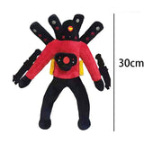 42pcs Skibidi Toilet Plush Toy Skibidi Dop Dop Yes Yes Titans Cameraman TV Man Camera Man Camcordeman Speakerman Sticker Doll