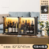 Living Room Wine Small Display Cabinet Light Luxury Desktop Wine Cabinets Home Wall-mounted Restaurant Bar Floor Storage Cabinet