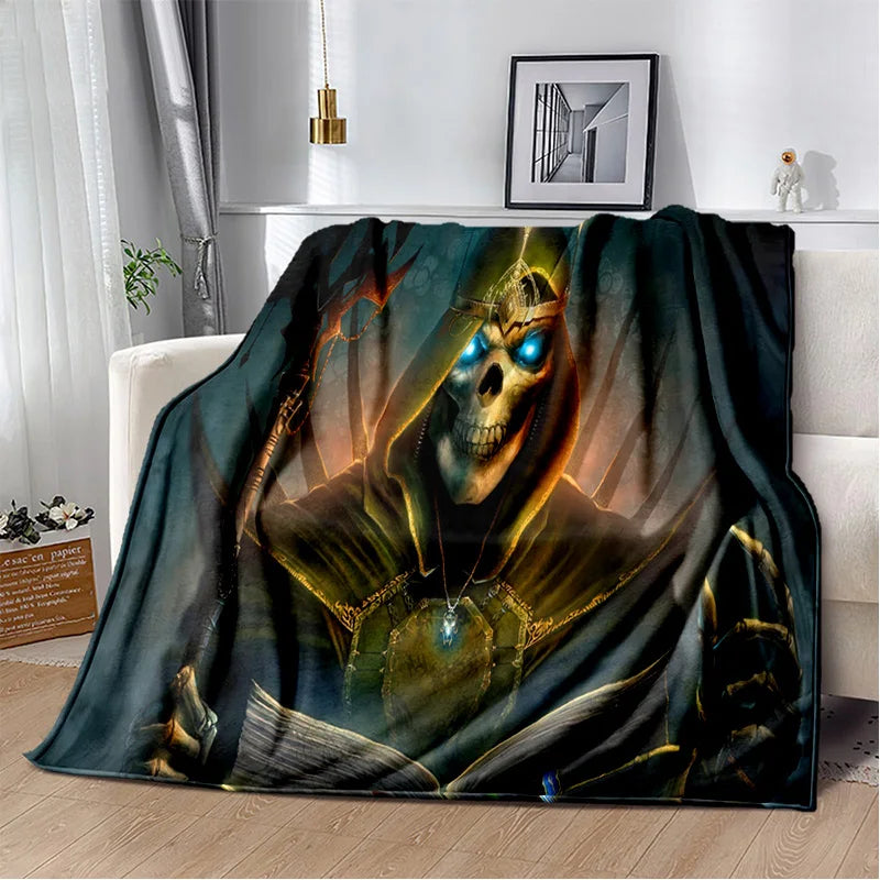 3D Heroes of Might and Magic Retro Game Soft Plush Blanket,Flannel Blanket Throw Blanket for Living Room Bedroom Bed Sofa Picnic