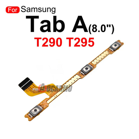 For Samsung Galaxy Tab A 8.0" SM-T290 T295 Power On off Volume Buttons Flex Cable Replacement Parts