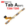 For Samsung Galaxy Tab A 8.0" SM-T290 T295 Power On off Volume Buttons Flex Cable Replacement Parts