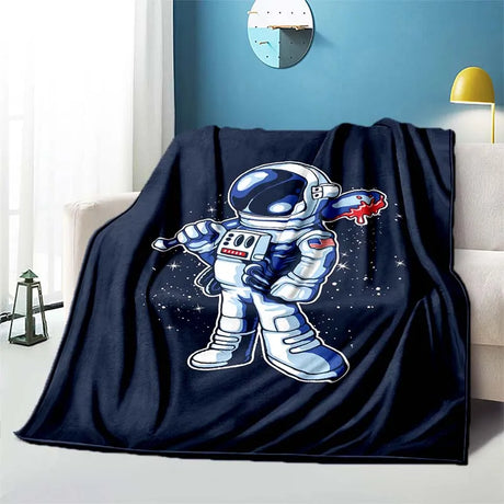 Cartoon Astronaut blanket sofa blanket air conditioning cover blanket blankets for beds cute blanket children‘s blanket