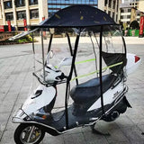 Electric vehicle canopy tricycle fully enclosed windshield rain proof car canopy sun protection sun shading motorcycle raincoat