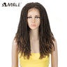 Noble Braided Wig for Women Crochet Twist Hair Wig Twists Crochet Wig Synthetic Lace Wig with Baby Hair Synthetic Lace Wig