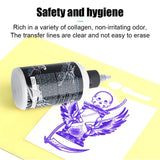 30/125/250ML Natural Tattoo Stencil Magic Gel Thermal Copier Tattoo Transfer Cream Ink Set Tattoo Transfer Liquid Designed