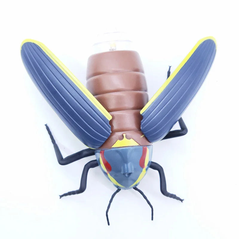 RC Animal Realistic Glowworm Remote Control Firefly Insect Vehicle Car Electric Scary Toy Halloween Pranks Joke Kids Adult Gifts