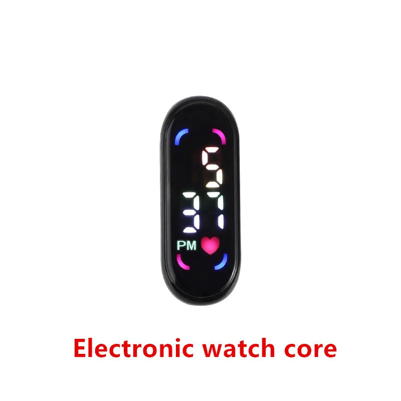 Pokemon Digital Children's Anime Pikachu Silicone Wristband LED Watch Puzzle Creative Gift Box Exquisite Birthday Gift