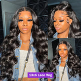 Melodie 13x6 HD Lace Frontal Wig Water Body Wave 13X4 Front Human Hair Wigs Glueless 5X5 Closure 32 Inches 250 Density For Women