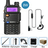 Baofeng UV-5R 8W True High Power 8/5W Powerful Walkie Talkie Long Range 16km Dual Band Two Way Radio CB Portable UV5R Hunting