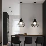 Nordic creative iron single head chandelier simple modern personality living bar table bedroom dining decoration Light Fixture