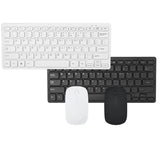 Mini 2.4G Wireless Keyboard and Mouse Kit Multimedia Spanish Russian Korean Silent Keyboard Mice Combo Set With Keyboard Covers