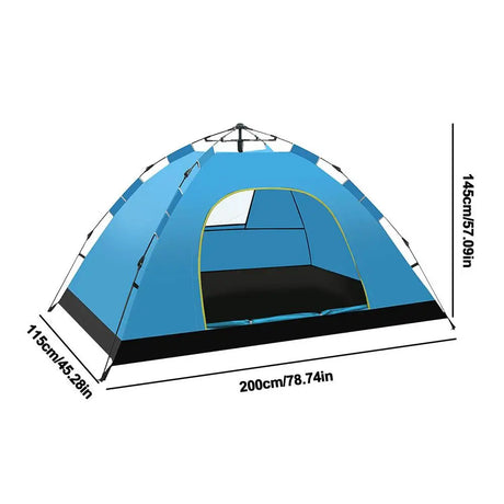 1-2 Person Outdoor Pop Up Tent Waterproof Tent Camping Family Outdoor Llightweight Instant Setup Tourist Tent Sun Shelter Tents