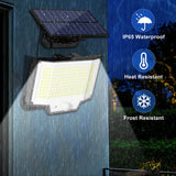 200LED Trifold Porch Lights Fall Prevention Wall Lamp for Outdoor (1Pcs))