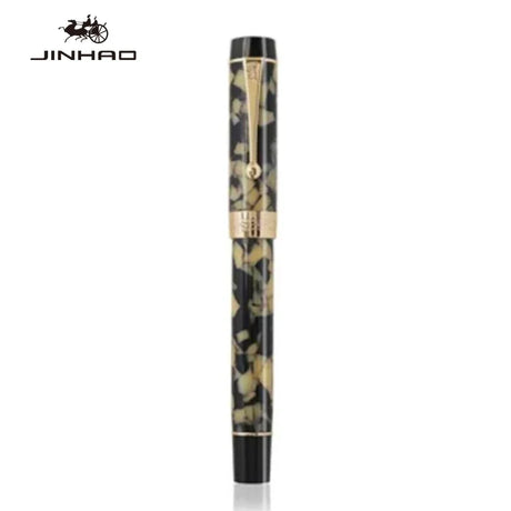 Jinhao 100 Fountain Pen Transparent Color Resin luxury Pens M/F/EF/1.0mm Extra Fine Nib Office School Supplies Stationery Gift