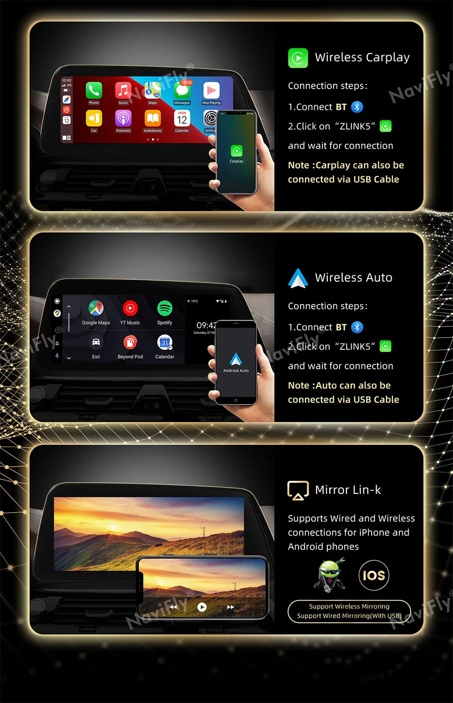 Anti-glare Screen Snapdragon 662 Android 12 All In One Car Intelligent System For BMW 3 Series F30 F31 F34 /4 Series F32 F33