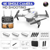 2023 New Quadcopter E88 Pro WIFI FPV Drone With Wide Angle HD 4K 1080P Camera Height Hold RC Foldable Quadcopter Dron Gift Toy