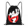 Ghost Buster Logo Drawstring Bags Women Men Portable Sports Gym Sackpack Supernatural Comedy Film Training Backpacks