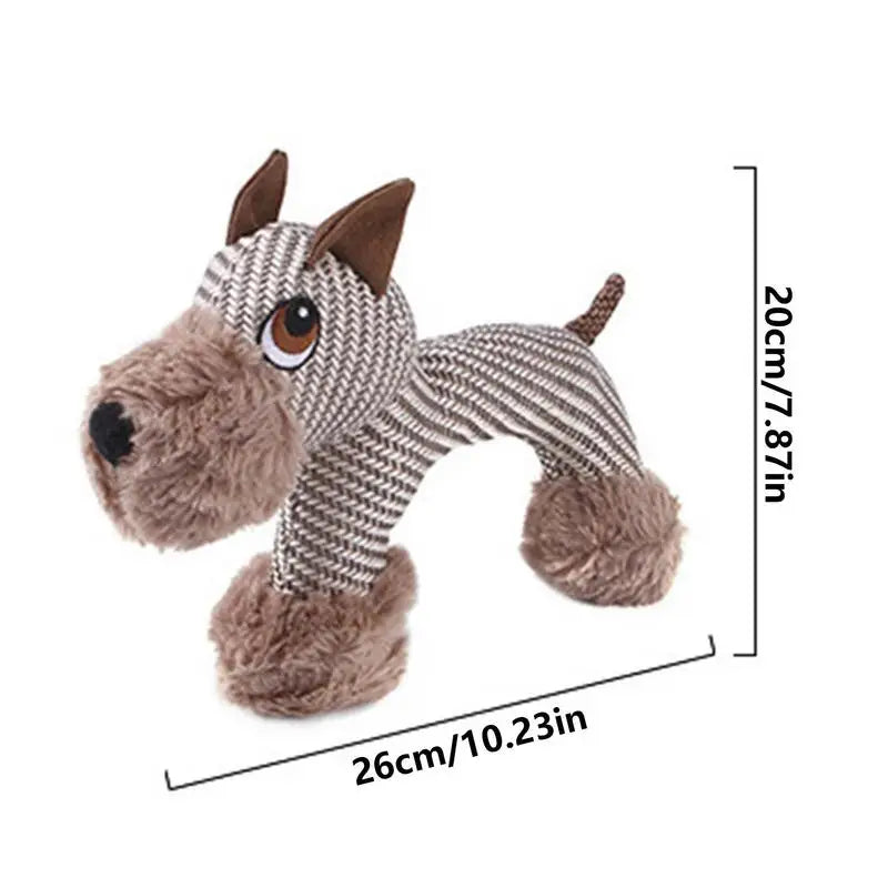 Dog Stuffed Animals Chew Toy Aggressive Chewers Interactive Toy Self Play Pet Squeeze Toy Relieve Boredom And Exercise For Puppy