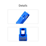 4X Optical Equipment Tool LC Female To SC Male Hybrid Flange Singlemode 9/125 SM Optical Fiber Adapter Connector