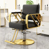 Gold Salon Beauty Barber Chair Luxury Personalized Lifter Classic Chair Swivel Cheap Minimalist Fashionable Cadeira Furniture