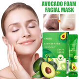 YANFU Skin Lightening Complex Avocado Foam Facial Mask Coated And Moisturizing Replenish Skin Cleaning Packaging Independen R5Q5