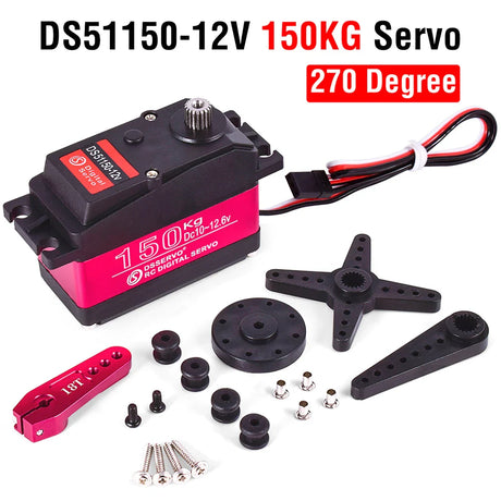 Servo RC 1/5 Servo Waterproof High Torque Servo 60Kg 80Kg 150Kg 8.4V Metal Gear Digital Servo For Redcat HPI Baja 5B SS