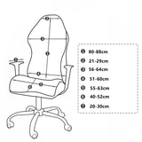 4Pcs/set Corn Velvet Office Gaming Chair Covers Home Stretch Spandex Computer Rotating Lift Armchair Seat Covers Dust-proof