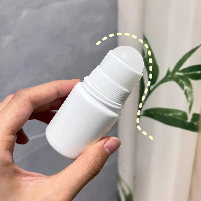 4pcs 30ml 50ml DIY Roll on Bottle Essential Oil Leak-proof Empty Refillable Reusable Bottles and Accessories Perfume Bottle