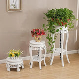 Plastic Plant Stand Flower Stands Multi-layer Pot Rack Single Antique Living Room Balcony Indoor Floor Storage Shelf