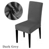 Dining chair Cover For Home Polar Fleece Fabric Chair Cover Stretch Slipcovers Seat Chair Covers Banquet Hotel Dining Room