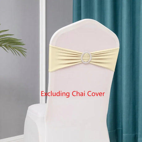 10pcs/lot Stretch Lycra Spandex Chair Covers Bands With Buckle Slider For Wedding Decorations Wholesale Chair Sashes Bow heart