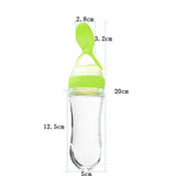 Baby Spoon Bottle Feeder Dropper Silicone Spoons for Feeding Medicine Kids Toddler Cutlery Utensils Children Accessories