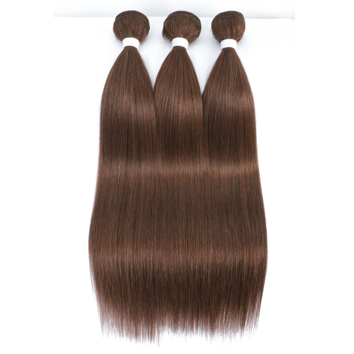 Straight Hair Bundles Extensions Smooth Ombre Hair Weaving 36Inch Super Long Synthetic Straight Hair Bundles Full to End