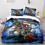 Guardians of The Galaxy Rocket Racoon 3d Bedding Set Treeman Groot Quilt Duvet Cover Set Twin Full Queen King Bedclothes